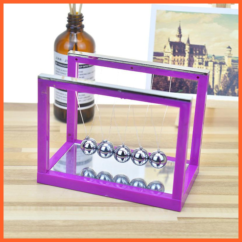 Colored Newton Pendulum Balls For Desk | whatagift.com.au.