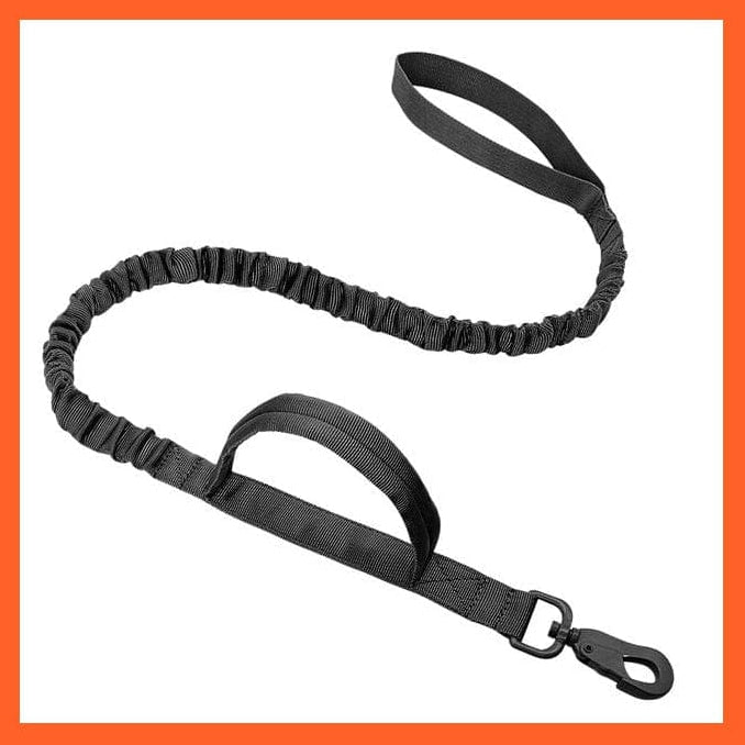 whatagift.com.au Black Leash / M Copy of Nylon Military Durable Tactical Dog Collar | Tough Dog Collar With Training Control Adjustable Leash