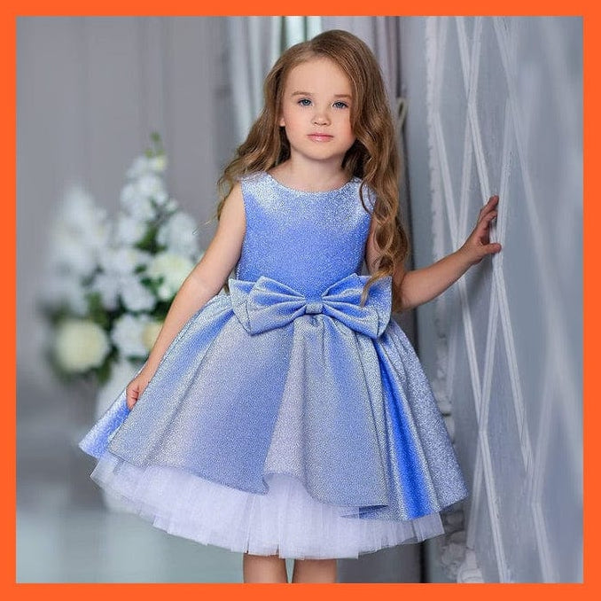 whatagift.com.au Blue / 10T Dress For Girls Wedding Tulle Lace Girl Dress