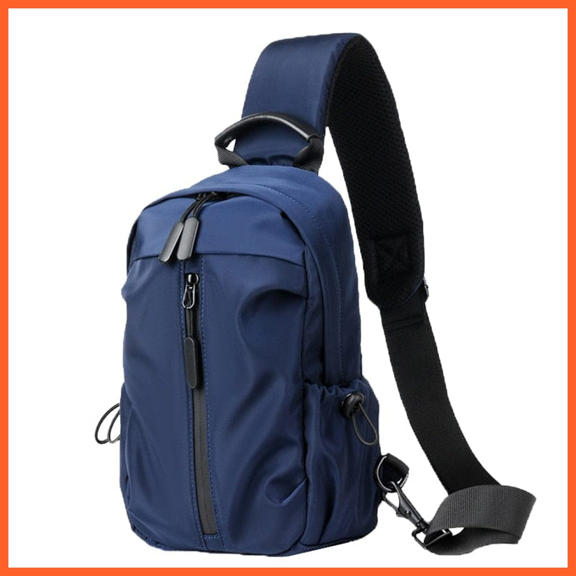 whatagift.com.au Blue-B Nylon Waterproof Backpack | Travel Backpack