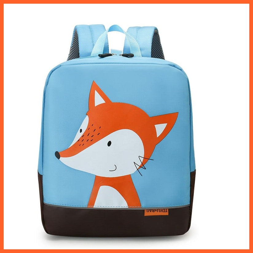 whatagift.com.au Blue Children Cartoon Stitching School bag | Cartoon Large-Capacity Kids Backpack