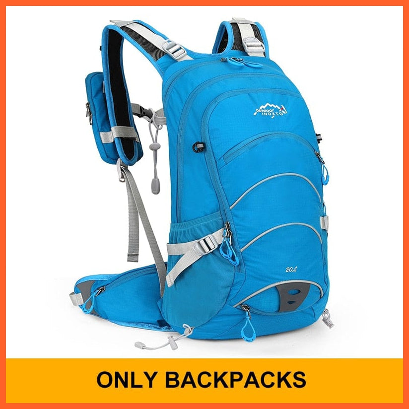 whatagift.com.au blue / China 20 litres Waterproof Camping Backpack With Rain Cover