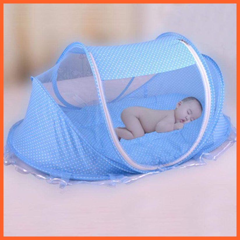Foldable Easy Carry Baby Bed Net With Pillow | whatagift.com.au.