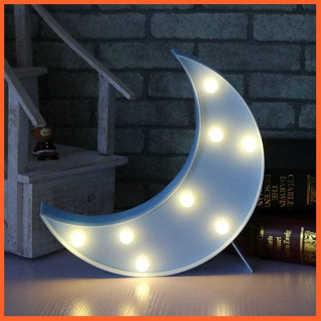 whatagift.com.au Blue Moon / China Lovely Cloud Star Moon LED 3D Night Light | Baby Lamp
