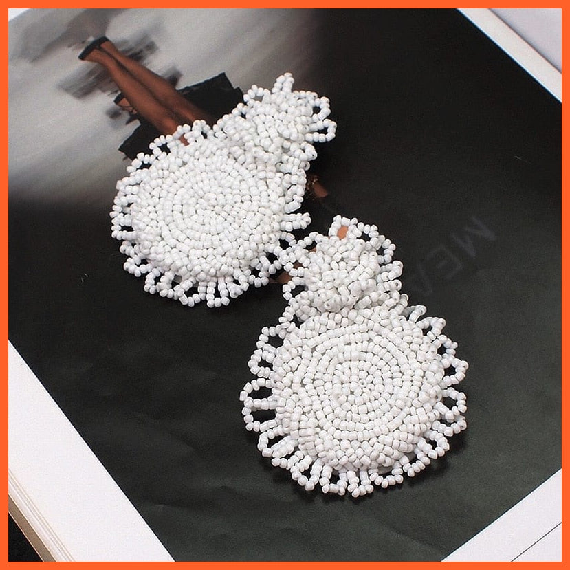 whatagift.com.au Bohemian Handmade Beads Drop Earrings For Women