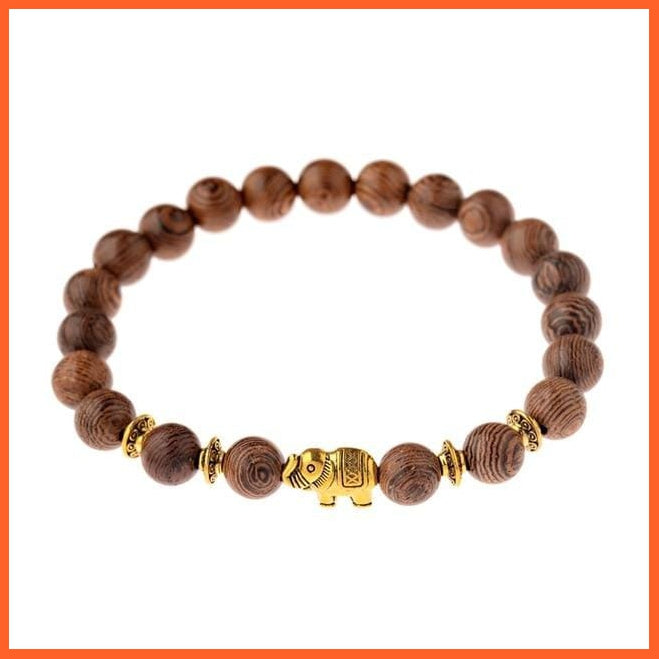 Natural Wood Beads Cross Bracelets Onyx Meditation Prayer Bracelet | whatagift.com.au.