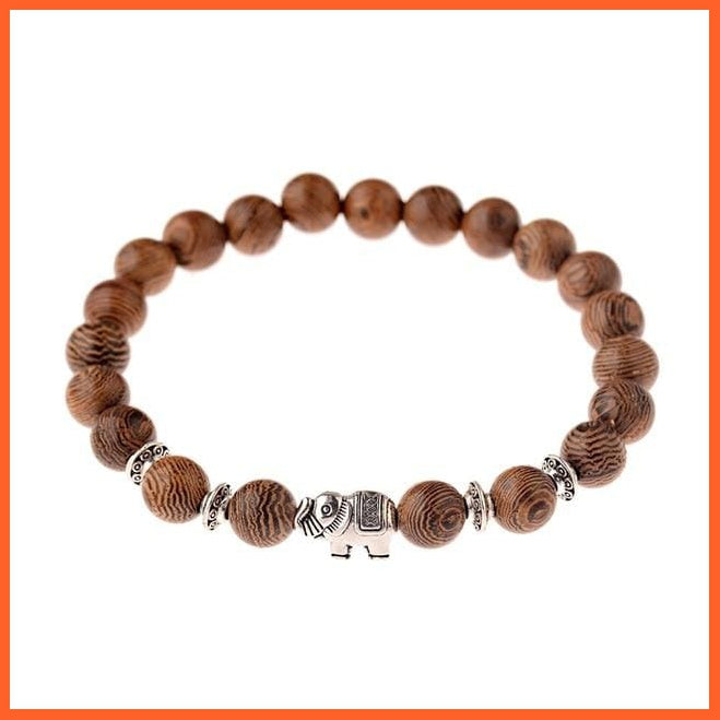 Natural Wood Beads Cross Bracelets Onyx Meditation Prayer Bracelet | whatagift.com.au.