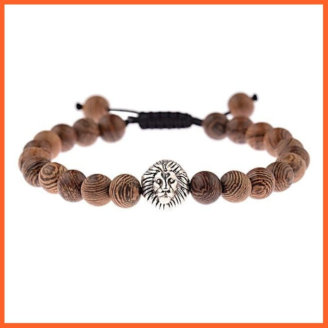 Natural Wood Beads Cross Bracelets Onyx Meditation Prayer Bracelet | whatagift.com.au.