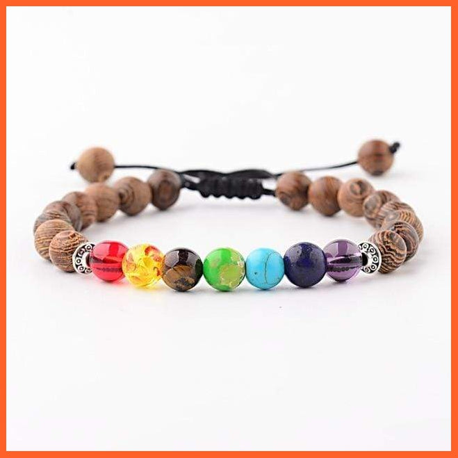 Natural Wood Beads Cross Bracelets Onyx Meditation Prayer Bracelet | whatagift.com.au.