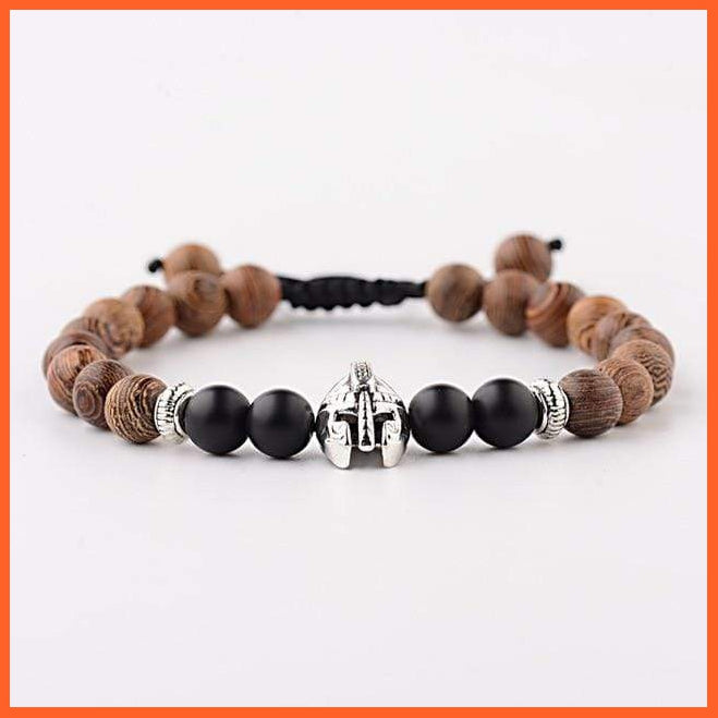 Natural Wood Beads Cross Bracelets Onyx Meditation Prayer Bracelet | whatagift.com.au.