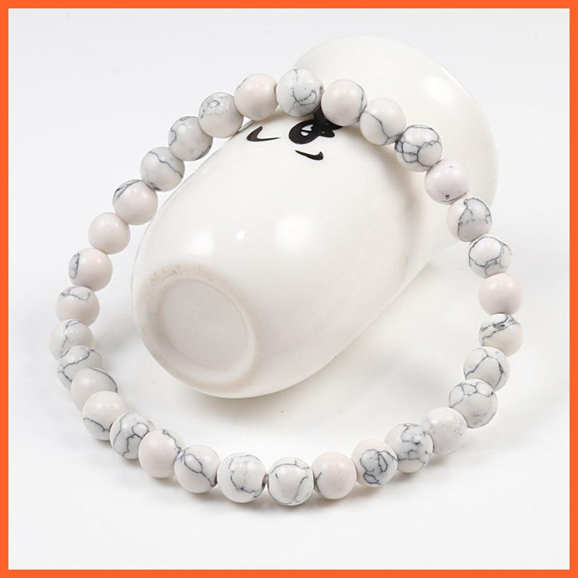 Natural Stone Beads Tiger Eye Bracelet Unisex Meditation | whatagift.com.au.