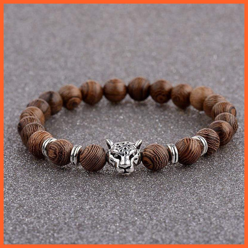 Natural Wood Beads Cross Bracelets Onyx Meditation Prayer Bracelet | whatagift.com.au.