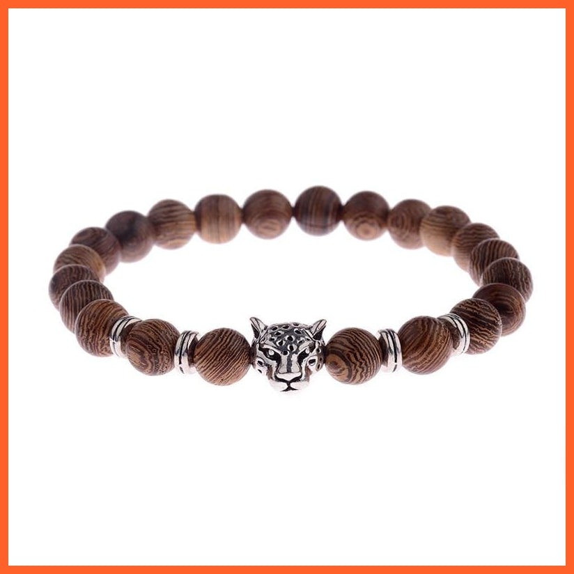 Natural Wood Beads Cross Bracelets Onyx Meditation Prayer Bracelet | whatagift.com.au.