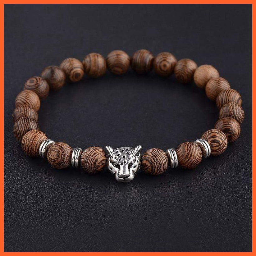 Natural Wood Beads Cross Bracelets Onyx Meditation Prayer Bracelet | whatagift.com.au.