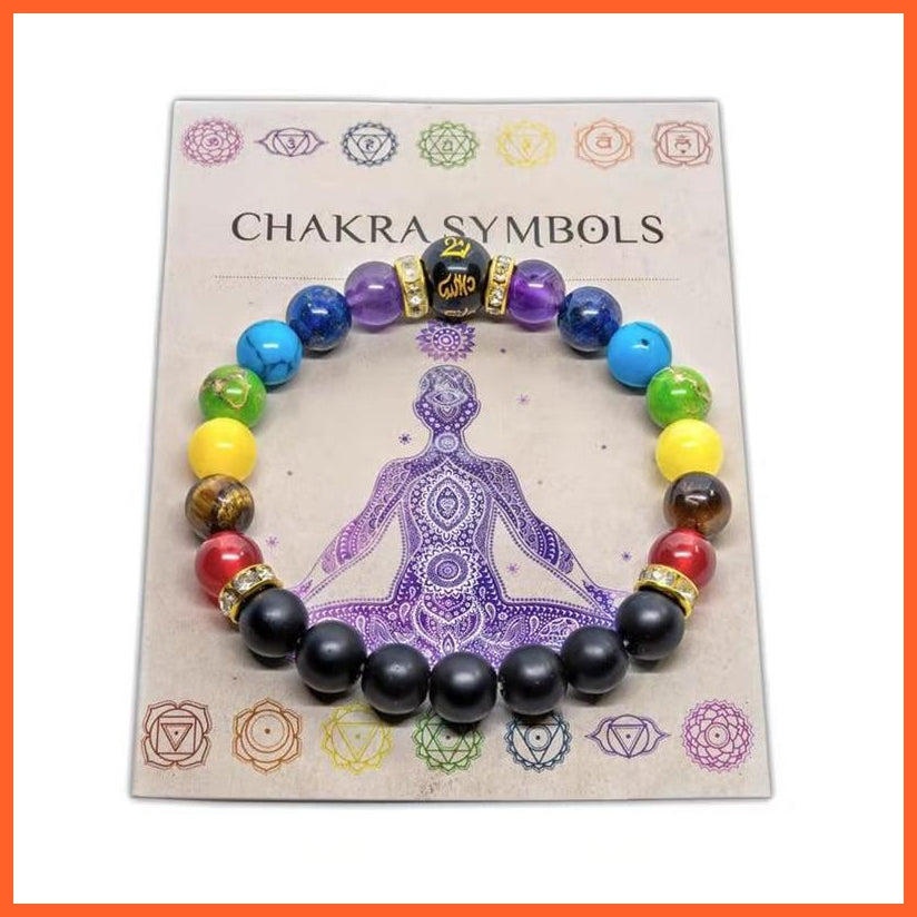 Seven Chakra Bracelet Meditative Mind And Peaceful Mind | whatagift.com.au.