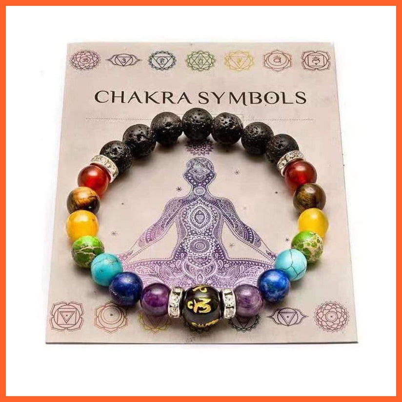 Seven Chakra Bracelet Meditative Mind And Peaceful Mind | whatagift.com.au.