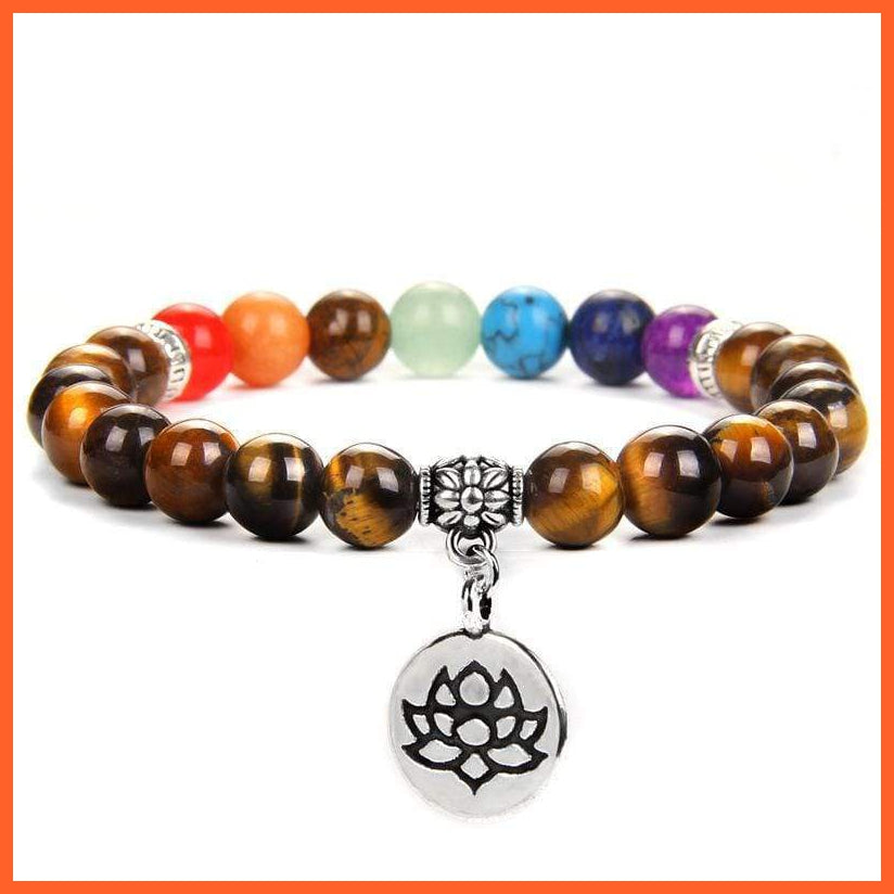 Seven Chakra Yoga Energy Bracelets | Energy Peace Meditation Bracelets | whatagift.com.au.