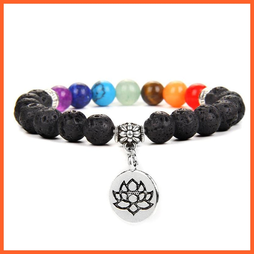 Seven Chakra Yoga Energy Bracelets | Energy Peace Meditation Bracelets | whatagift.com.au.