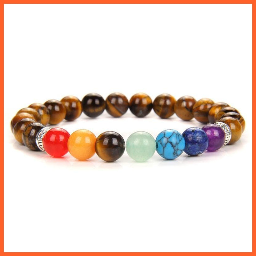 Seven Chakra Yoga Energy Bracelets | Energy Peace Meditation Bracelets | whatagift.com.au.