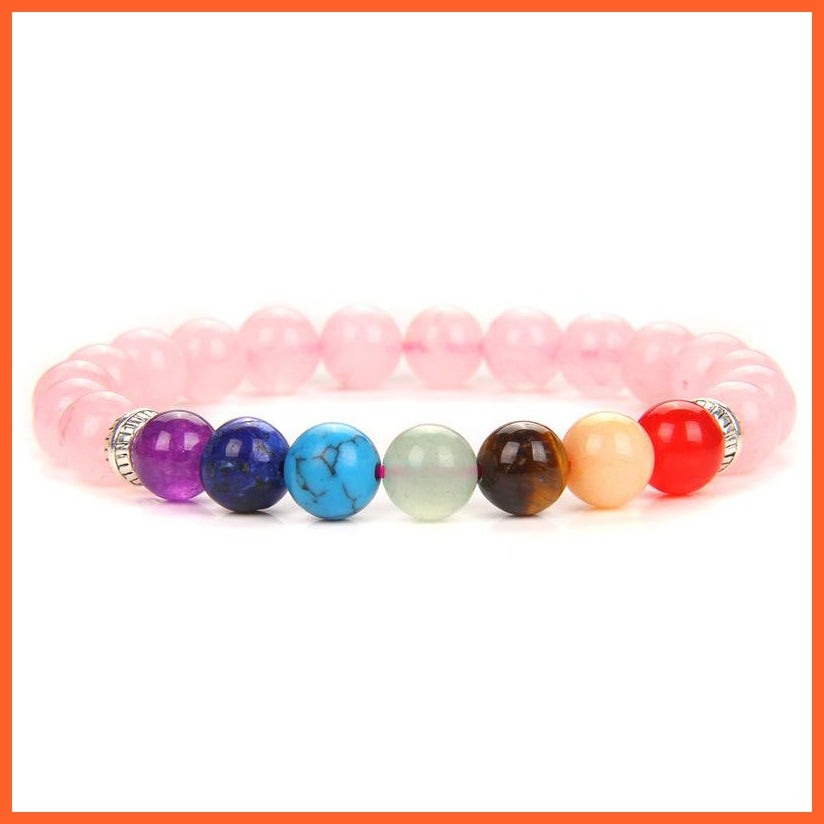 Seven Chakra Yoga Energy Bracelets | Energy Peace Meditation Bracelets | whatagift.com.au.