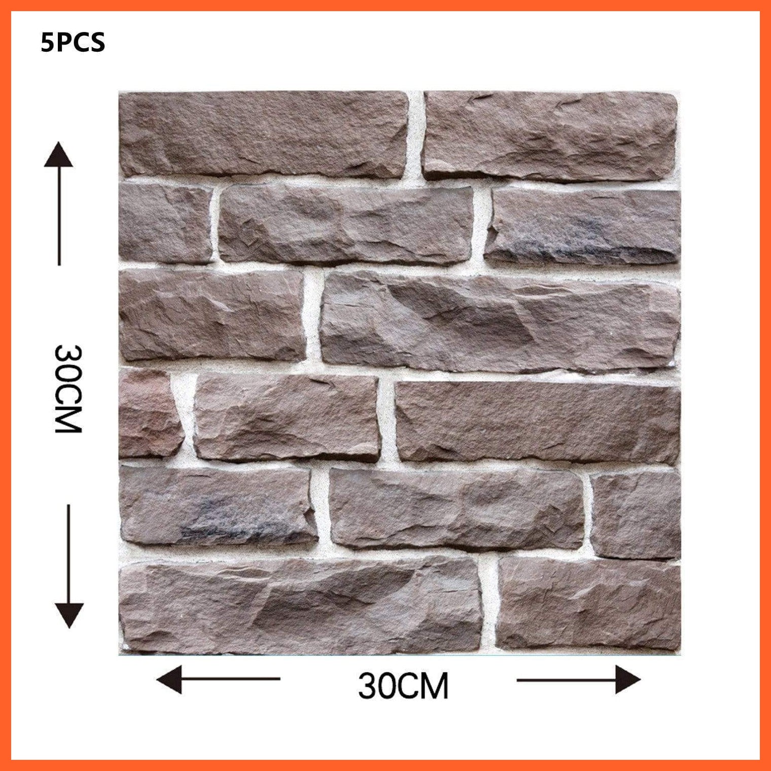 3D Tile Brick Wall Sticker Self-Adhesive Pvc Diy Wallpaper Home Wall Stickers | whatagift.com.au.