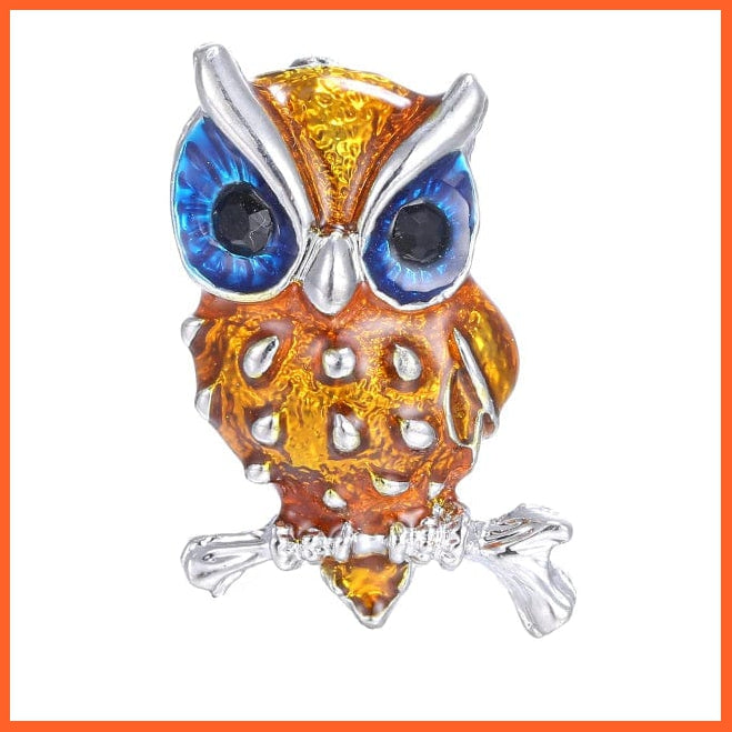 whatagift.com.au Brooches 1 Lovely Owl Brooches | Trendy Rhinestone Bird Casual Decoration Badge Pin