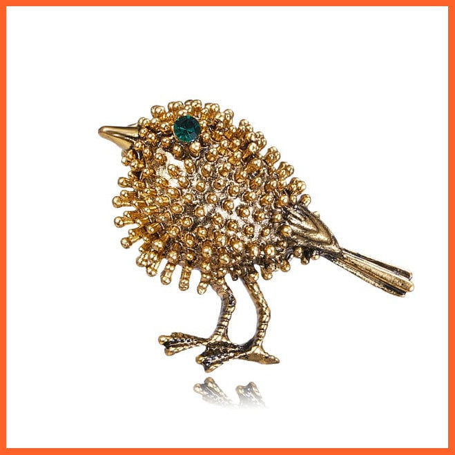 whatagift.com.au Brooches 12 Cute Vivid Flying Bird Brooch Women | Phoenix Pigeon Flamingo Pin Buckle Badge