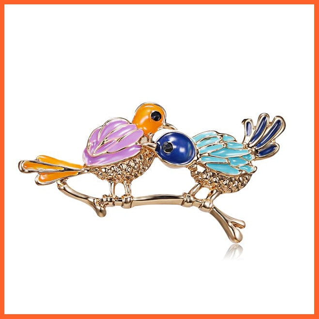 whatagift.com.au Brooches 13 Cute Vivid Flying Bird Brooch Women | Phoenix Pigeon Flamingo Pin Buckle Badge