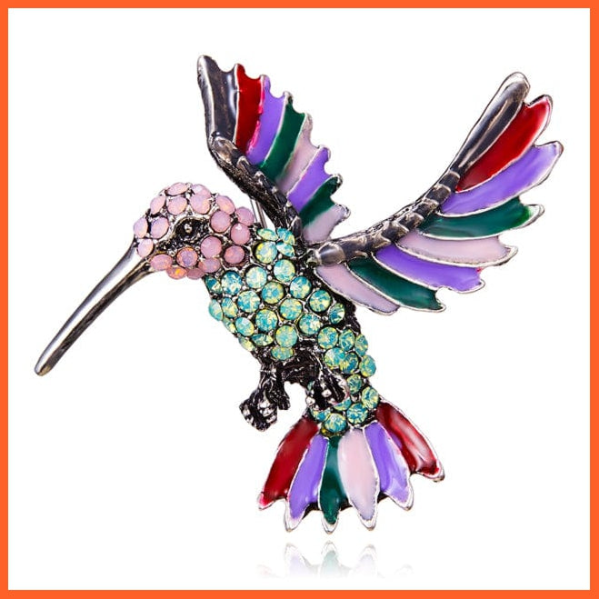whatagift.com.au Brooches 5 Cute Vivid Flying Bird Brooch Women | Phoenix Pigeon Flamingo Pin Buckle Badge
