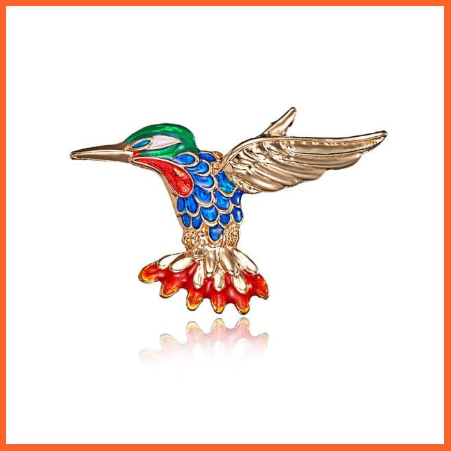 whatagift.com.au Brooches 6 Cute Vivid Flying Bird Brooch Women | Phoenix Pigeon Flamingo Pin Buckle Badge