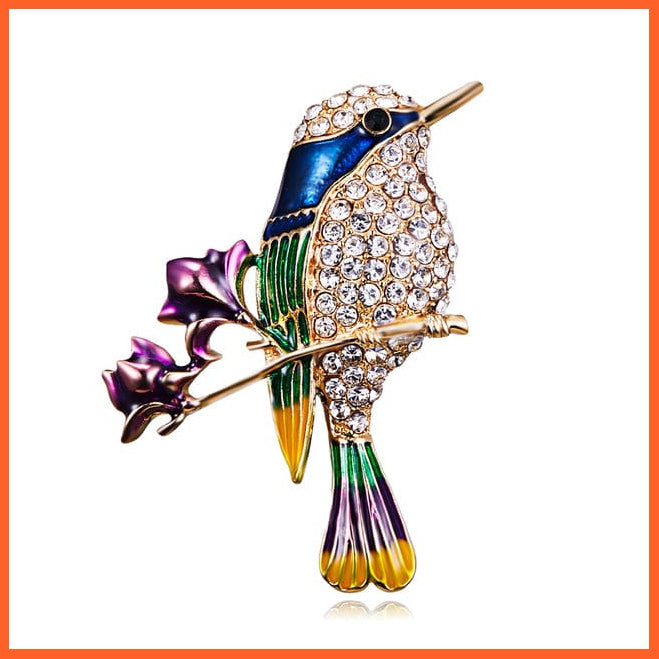 whatagift.com.au Brooches 8 Cute Vivid Flying Bird Brooch Women | Phoenix Pigeon Flamingo Pin Buckle Badge