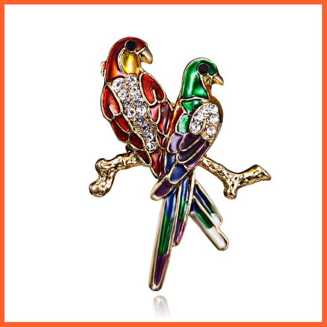 whatagift.com.au Brooches 9 Cute Vivid Flying Bird Brooch Women | Phoenix Pigeon Flamingo Pin Buckle Badge