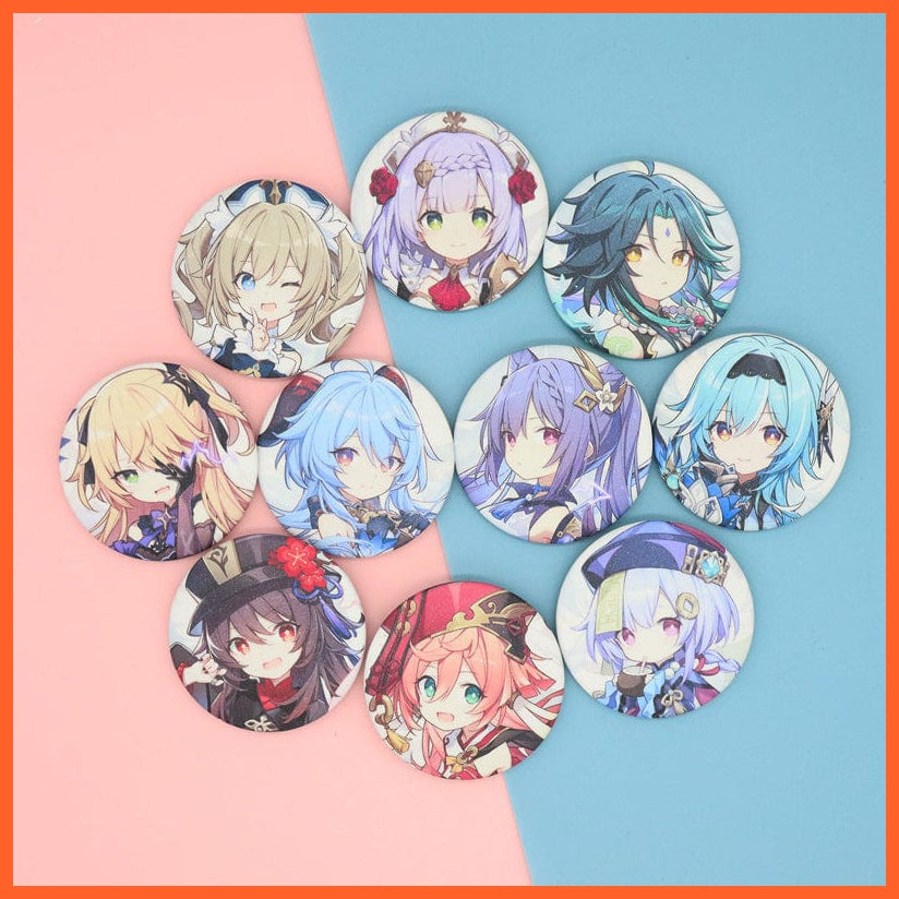 whatagift.com.au Brooches Anime Genshin Impact Cosplay Badge Brooches