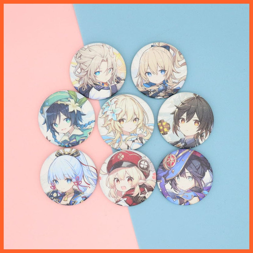 whatagift.com.au Brooches Anime Genshin Impact Cosplay Badge Brooches