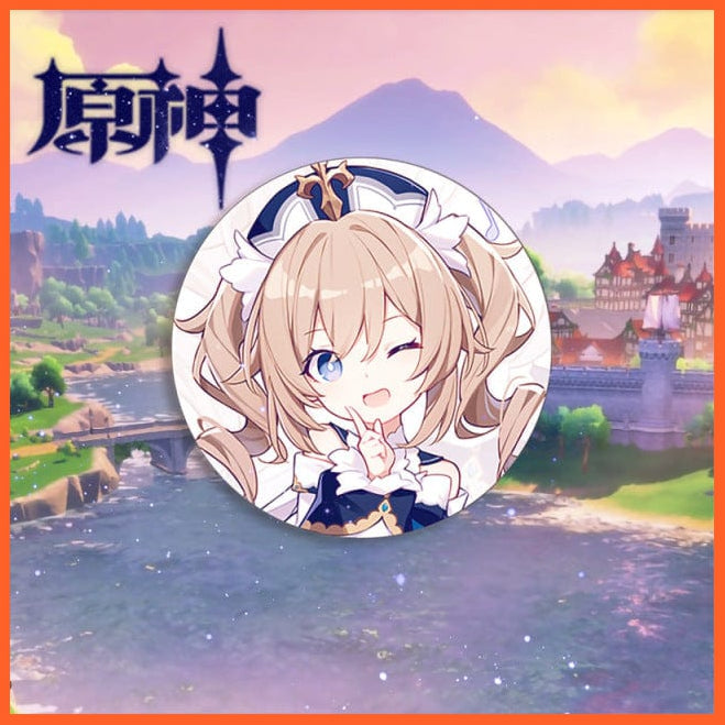 whatagift.com.au Brooches Anime Genshin Impact Cosplay Badge Brooches