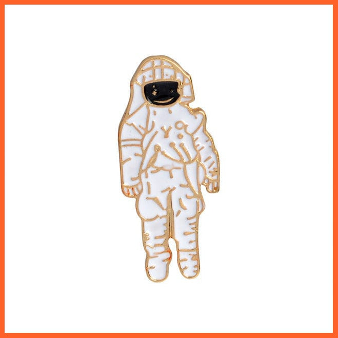 whatagift.com.au Brooches Astronaut Fashion Rainbow Enamel Lapel Cartoon Pins | Fruits Food Mix Brooch Badges