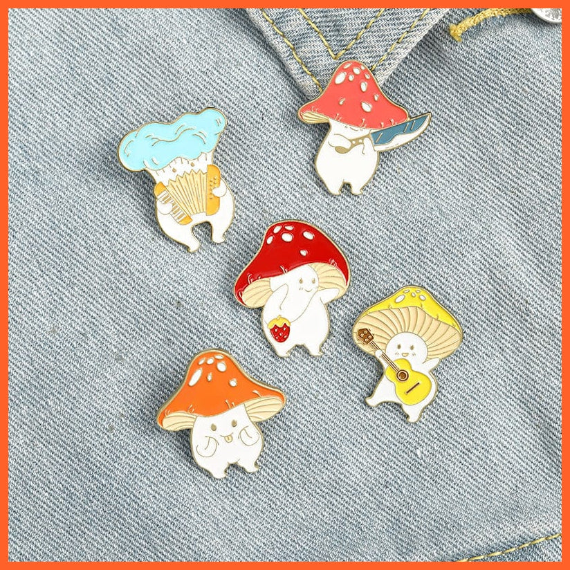 whatagift.com.au Brooches Custom Animal Cute Enamel Pins | Funny  Singer Brooches Lapel Cartoon Jewelry
