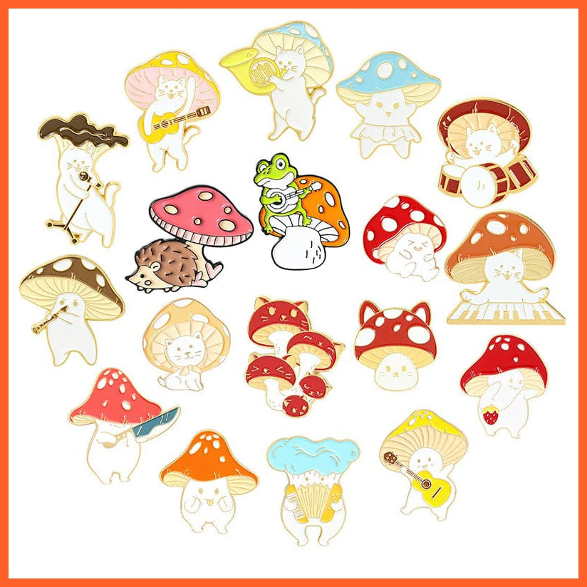whatagift.com.au Brooches Custom Animal Cute Enamel Pins | Funny  Singer Brooches Lapel Cartoon Jewelry