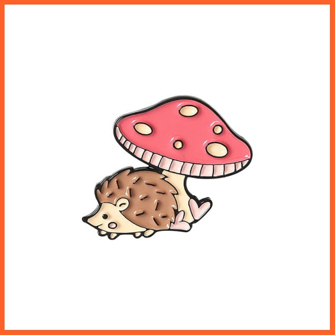 whatagift.com.au Brooches Custom Animal Cute Enamel Pins | Funny  Singer Brooches Lapel Cartoon Jewelry