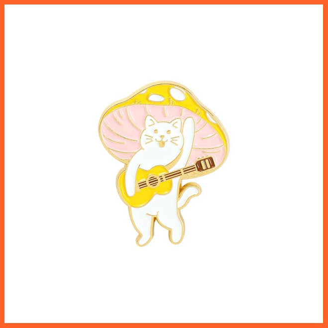 whatagift.com.au Brooches Custom Animal Cute Enamel Pins | Funny  Singer Brooches Lapel Cartoon Jewelry