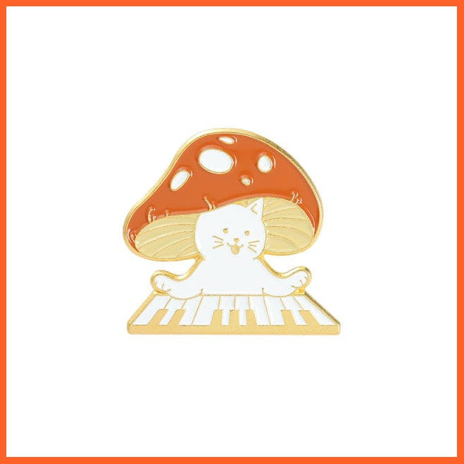whatagift.com.au Brooches Custom Animal Cute Enamel Pins | Funny  Singer Brooches Lapel Cartoon Jewelry