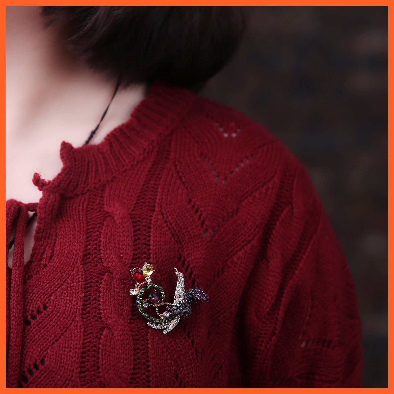 whatagift.com.au Brooches Cute Vivid Flying Bird Brooch Women | Phoenix Pigeon Flamingo Pin Buckle Badge