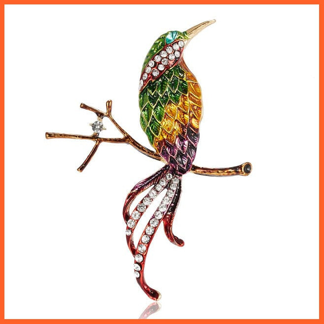 whatagift.com.au Brooches Cute Vivid Flying Bird Brooch Women | Phoenix Pigeon Flamingo Pin Buckle Badge