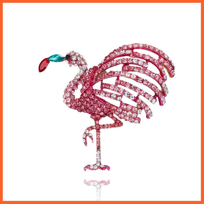 whatagift.com.au Brooches Cute Vivid Flying Bird Brooch Women | Phoenix Pigeon Flamingo Pin Buckle Badge