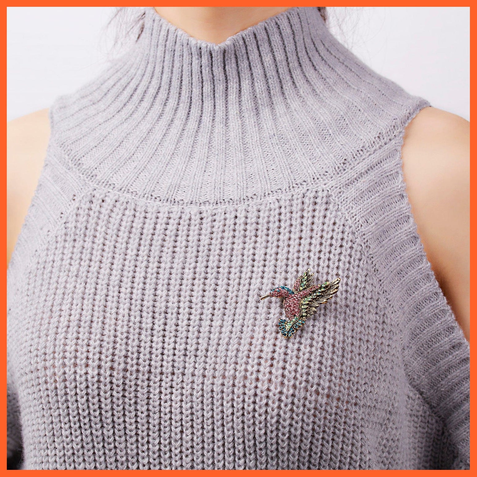 whatagift.com.au Brooches Cute Vivid Flying Bird Brooch Women | Phoenix Pigeon Flamingo Pin Buckle Badge