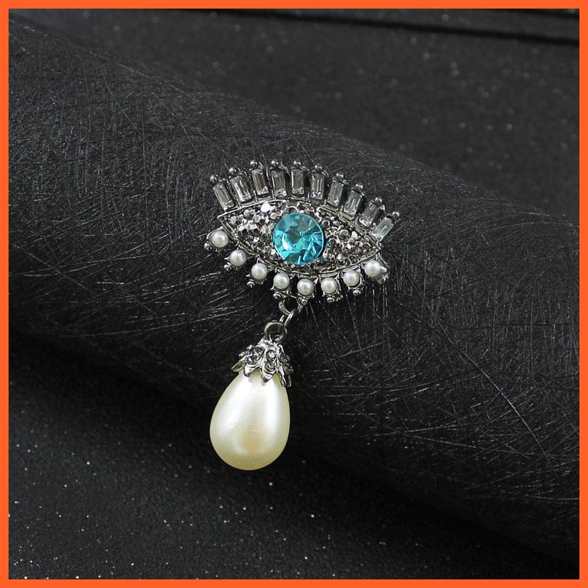 whatagift.com.au Brooches Fashion Pearl Flower Brooches For Women | Elegant Fashion Crystal Badge Pins