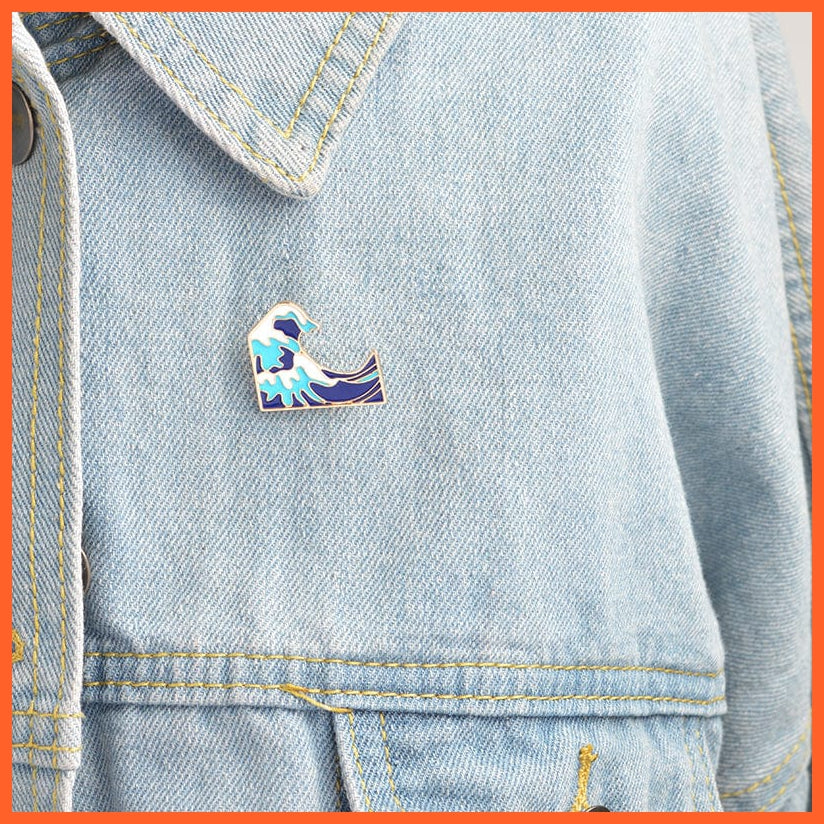 whatagift.com.au Brooches Fashion Rainbow Enamel Lapel Cartoon Pins | Fruits Food Mix Brooch Badges