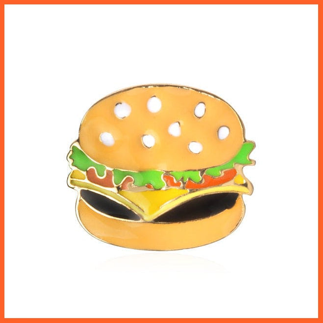 whatagift.com.au Brooches Fashion Rainbow Enamel Lapel Cartoon Pins | Fruits Food Mix Brooch Badges