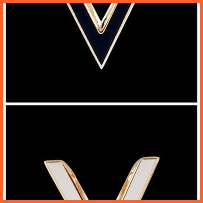 whatagift.com.au Brooches Letter Shape Crystal Brooch Pin | Fashion Pearl Shawl Buckle Clip Scarf
