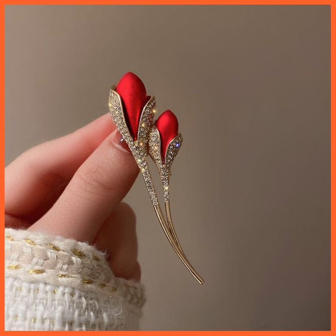 whatagift.com.au Brooches Pearl Rhinestone Wreath Butterfly Brooch for Women | Trendy Elegant Circle Leaf Brooch Pins Party Wedding Gifts